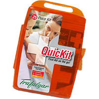 trafalgar quickit 25 piece first aid kit