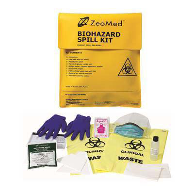 Image for ZEOMED BIOHAZARD CLEAN UP KIT from Axsel Office National