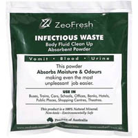 zeofresh infectious waste clean-up sachet sachet 200g