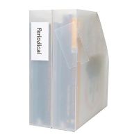 3l spine label holders 35 x 102mm clear pack 12