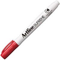 artline supreme antimicrobial whiteboard marker bullet 1.5mm red