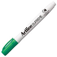 artline supreme antimicrobial whiteboard marker bullet 1.5mm green