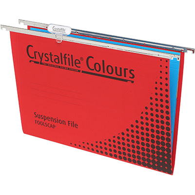 Image for CRYSTALFILE SUSPENSION FILES RED BOX 10 from Discount Office National