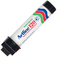 artline 120 permanent marker chisel 20mm black
