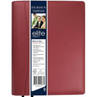 debden 2020 elite diary compact week to view b6 cherry red