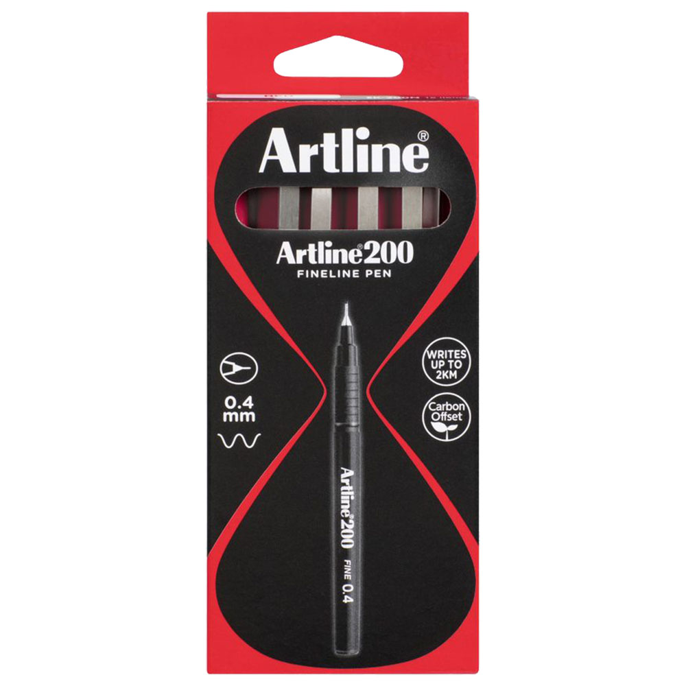 Image for ARTLINE 200 FINELINER PEN 0.4MM MAGENTA BOX 12 from PaperChase Office National