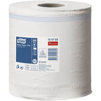 tork 120155 m2 basic centrefeed paper towel 1-ply 200mm x 300m white carton 6