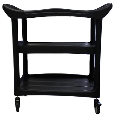 Image for CLEANLINK UTILITY TROLLEY 3 TIER BLACK from Pirie Office National