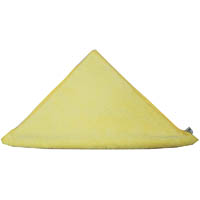 cleanlink microfibre cleaning cloth 400 x 400mm yellow