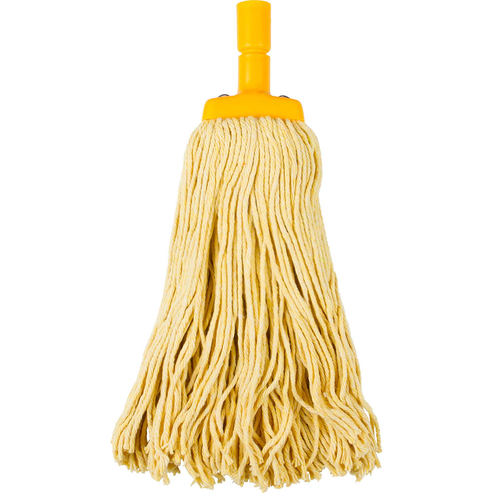 Image for CLEANLINK MOP HEAD 400G YELLOW from Complete Stationery Office National (Devonport & Burnie)