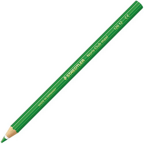 Image for STAEDTLER 126 NORIS CLUB MAXI LEARNER COLOURED PENCILS GREEN PACK 12 from Office National Balcatta