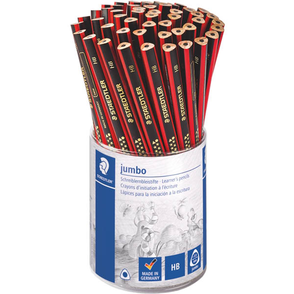 Image for STAEDTLER 128 JUMBO TRIANGULAR GRAPHITE PENCILS HB TUB 50 from Surry Office National