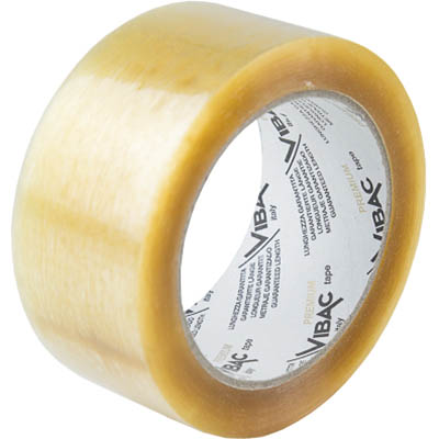 Image for VIBAC 1390 PREMIUM PACKAGING TAPE 48MM X 75M CLEAR CARTON 36 from Connelly's Office National