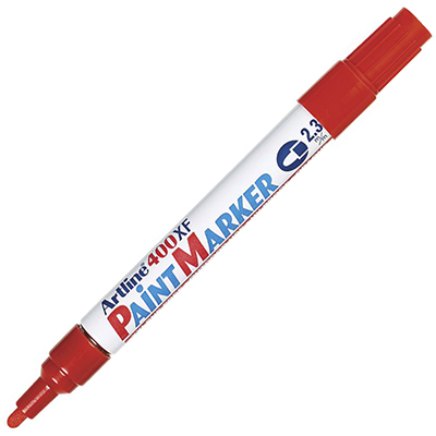 Image for ARTLINE 400 PAINT MARKER BULLET 2.3MM RED from Discount Office National