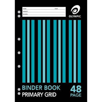 Image for OLYMPIC GBP48 BINDER BOOK PRIMARY GRID 55GSM 48 PAGE A4 from Two Bays Office National
