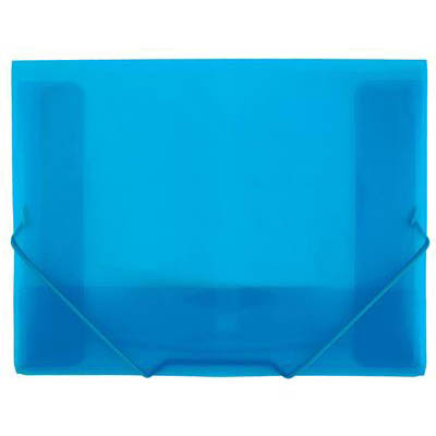 Image for CUMBERLAND DOCUMENT FOLDER A4 TRANSPARENT BLUE from Discount Office National