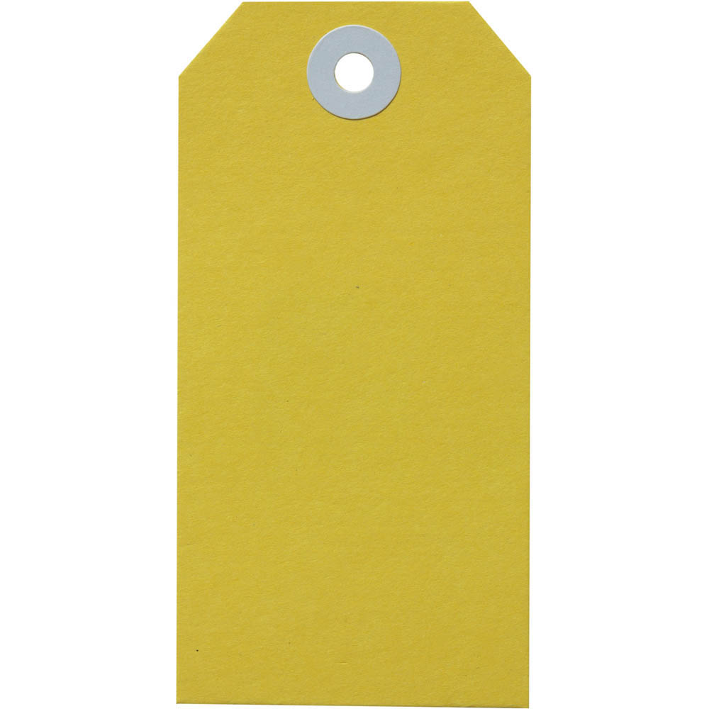 Image for AVERY 14140 SHIPPING TAG SIZE 4 108 X 54MM YELLOW BOX 1000 from Office National Capalaba