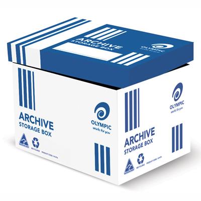 Image for OLYMPIC ARCHIVE STORAGE BOX 388 X 335 X 265MM from Discount Office National