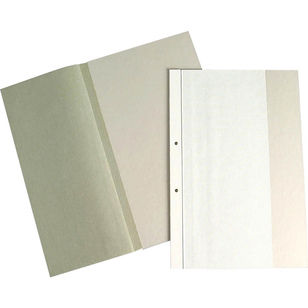 Image for CUMBERLAND TRANSFER COVERS 2 HOLE A4 GREY PACK 10 from Emerald Office Supplies Office National