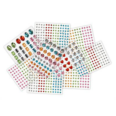 Image for COLORIFIC RHINESTONES ADHESIVE ASSORTED PACK 850 from Two Bays Office National