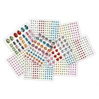 colorific rhinestones adhesive assorted pack 850