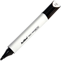 artline trio magnetic whiteboard marker bullet 2mm black
