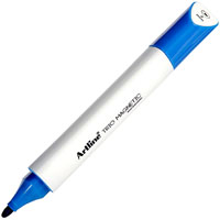 artline trio magnetic whiteboard marker bullet 2mm blue