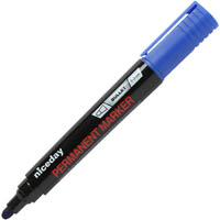 niceday permanent marker bullet tip 1.5mm blue