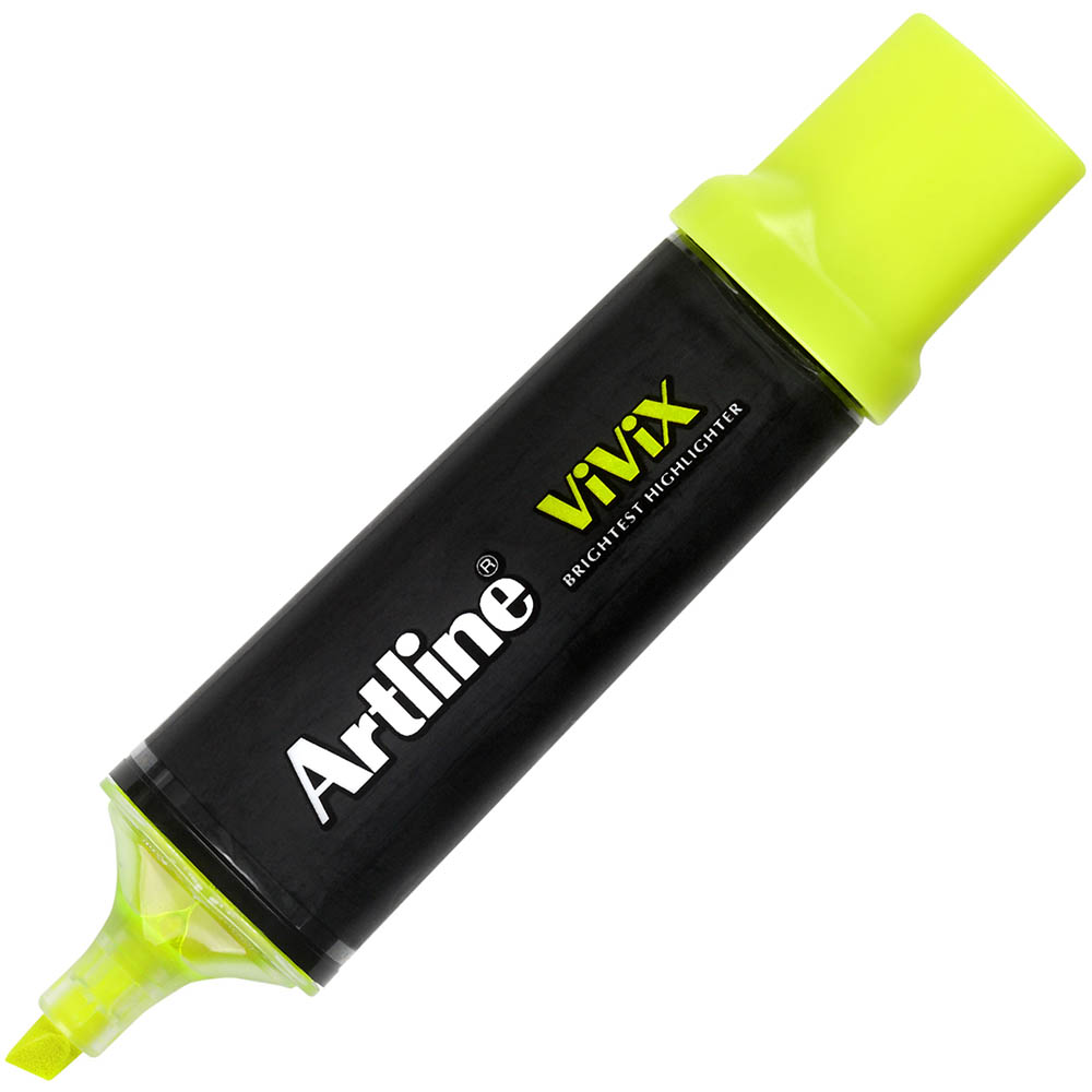 Image for ARTLINE VIVIX HIGHLIGHTER CHISEL YELLOW from Angletons Office National