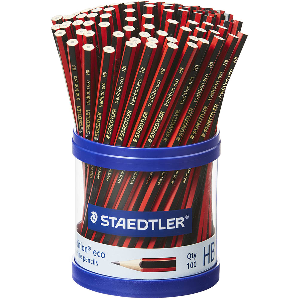 Image for STAEDTLER 180 TRADITION ECO GRAPHITE PENCILS HB CUP 100 from OFFICE NATIONAL CANNING VALE