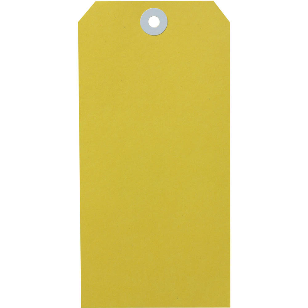Image for AVERY 18140 SHIPPING TAG SIZE 8 160 X 80MM YELLOW BOX 1000 from Office National