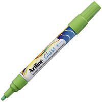 artline glass marker bullet 2mm green
