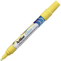 artline glass marker bullet 2mm yellow