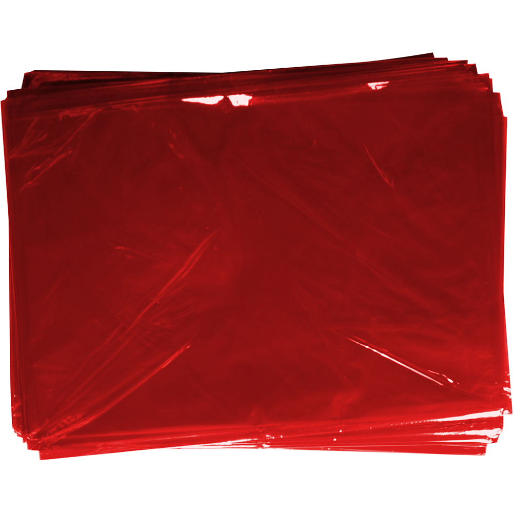Image for RAINBOW CELLOPHANE 750MM X 1M RED PACK 25 from OFFICE NATIONAL CANNING VALE