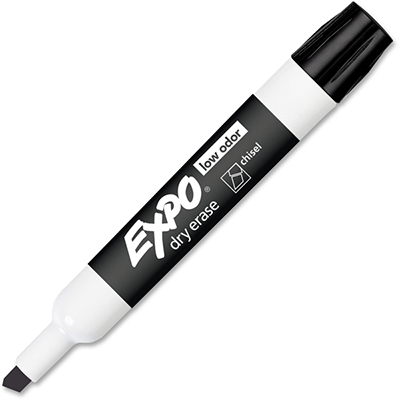 Image for EXPO WHITEBOARD MARKER CHISEL TIP BLACK from Office National ONE Solution Business Supplies