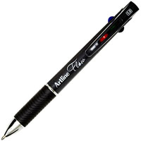 artline flow 4 colour retractable pen 1.0mm assorted