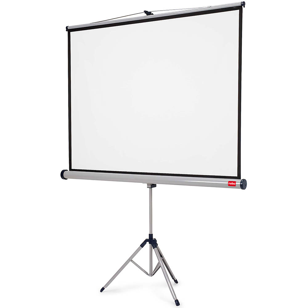 Image for NOBO PROJECTION SCREEN 16:10 TRIPOD 92 INCH 2000 X 1310MM WHITE from PaperChase Office National