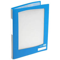colourhide my take-a-look display book refillable 20 pocket a4 blue