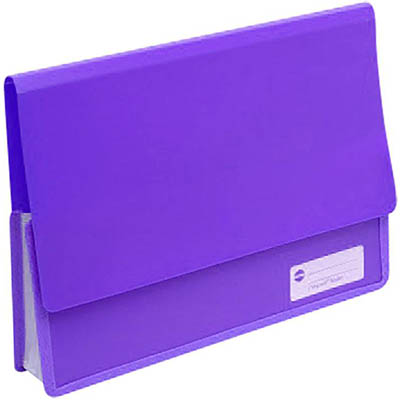 Image for MARBIG POLYPICK DOCUMENT WALLET HEAVY DUTY A4 PURPLE from Office National Capalaba