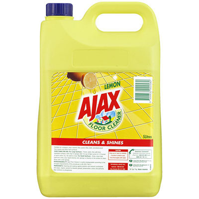 Image for AJAX FLOOR CLEANER LEMON 5 LITRE CARTON 2 from OFFICE NATIONAL CANNING VALE