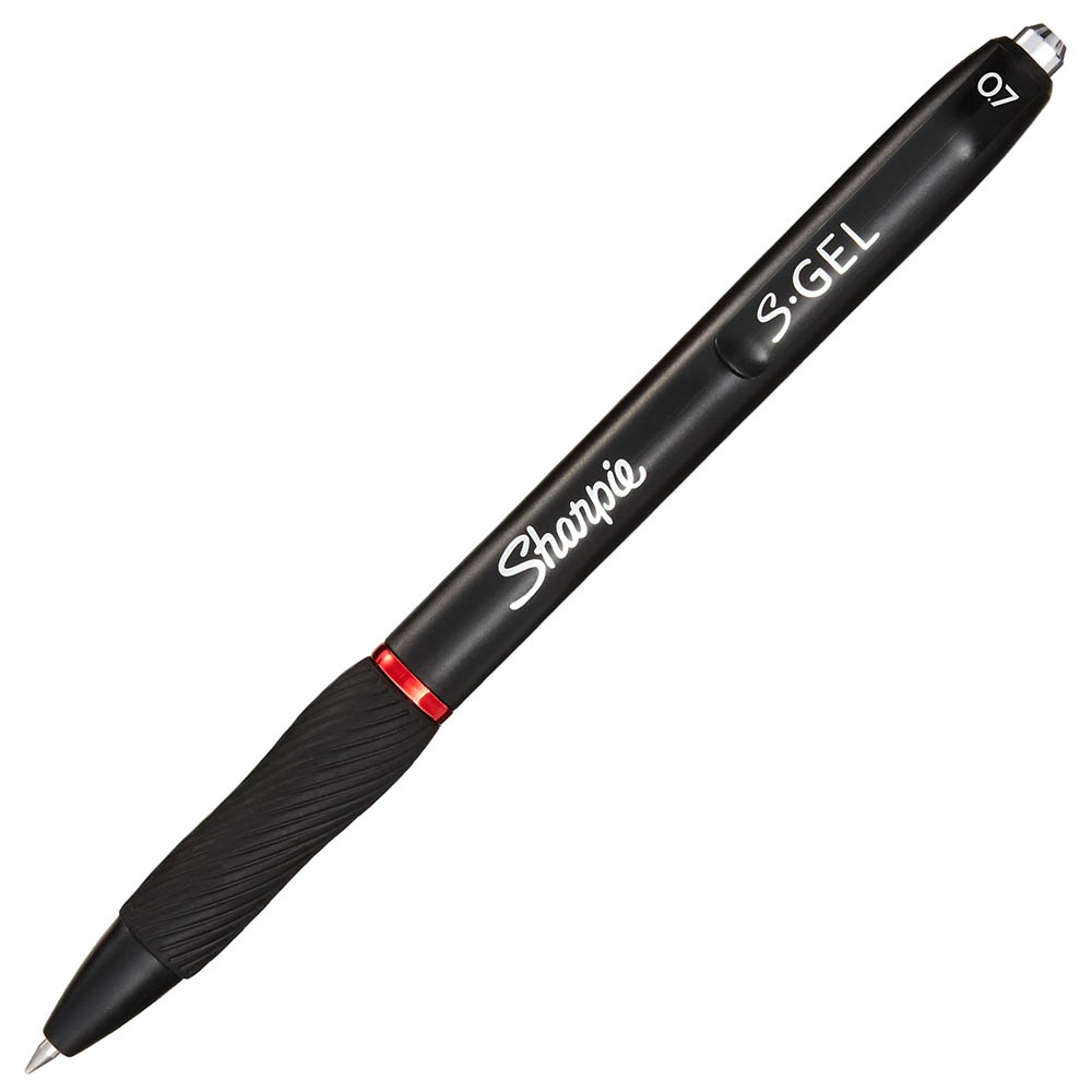 Image for SHARPIE S-GEL RETRACTABLE GEL INK PEN 0.7MM RED from OFFICE NATIONAL CANNING VALE