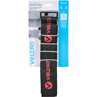 velcro brand® heavy duty tie down strap 50mm x 3m black