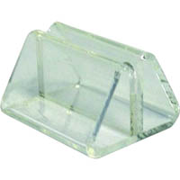 deflecto ticket/card holder triangle clear