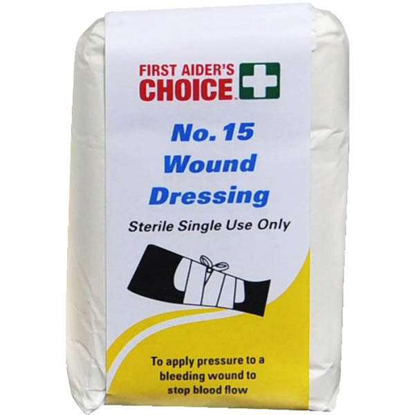 Image for FIRST AIDERS CHOICE WOUND DRESSING SIZE 15 from Office National Mount Gambier