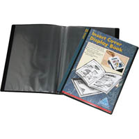 colby display book non-refillable insert cover 10 pocket a4 black