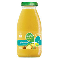 spring valley pineapple juice glass 250ml carton 30