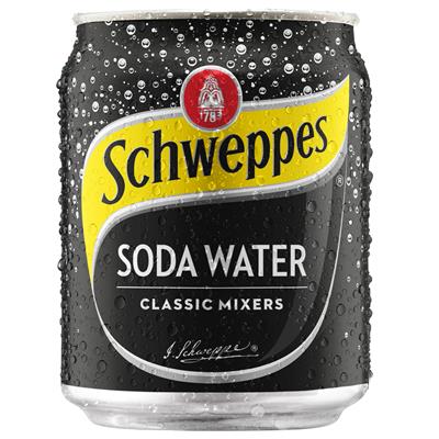 Image for SCHWEPPES SODA WATER CAN 200ML CARTON 24 from Aztec Office National Melbourne