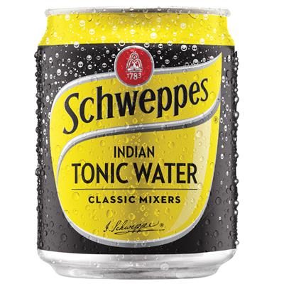 Image for SCHWEPPES TONIC WATER CAN 200ML CARTON 24 from Office National