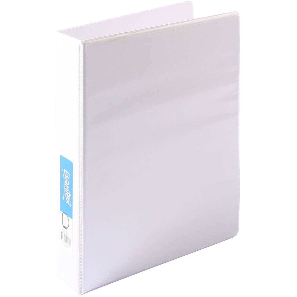 Image for BANTEX INSERT RING BINDER PP 4D 38MM A4 WHITE from Office National