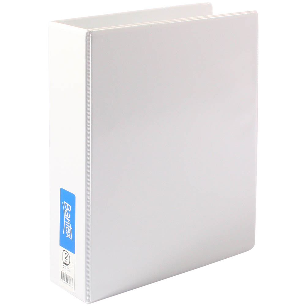 Image for BANTEX INSERT RING BINDER PP 2D 50MM A4 WHITE from Office National Mount Gambier